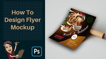 How To Design Flyer Mockup in Photoshop | Adobe Photoshop Tutorial