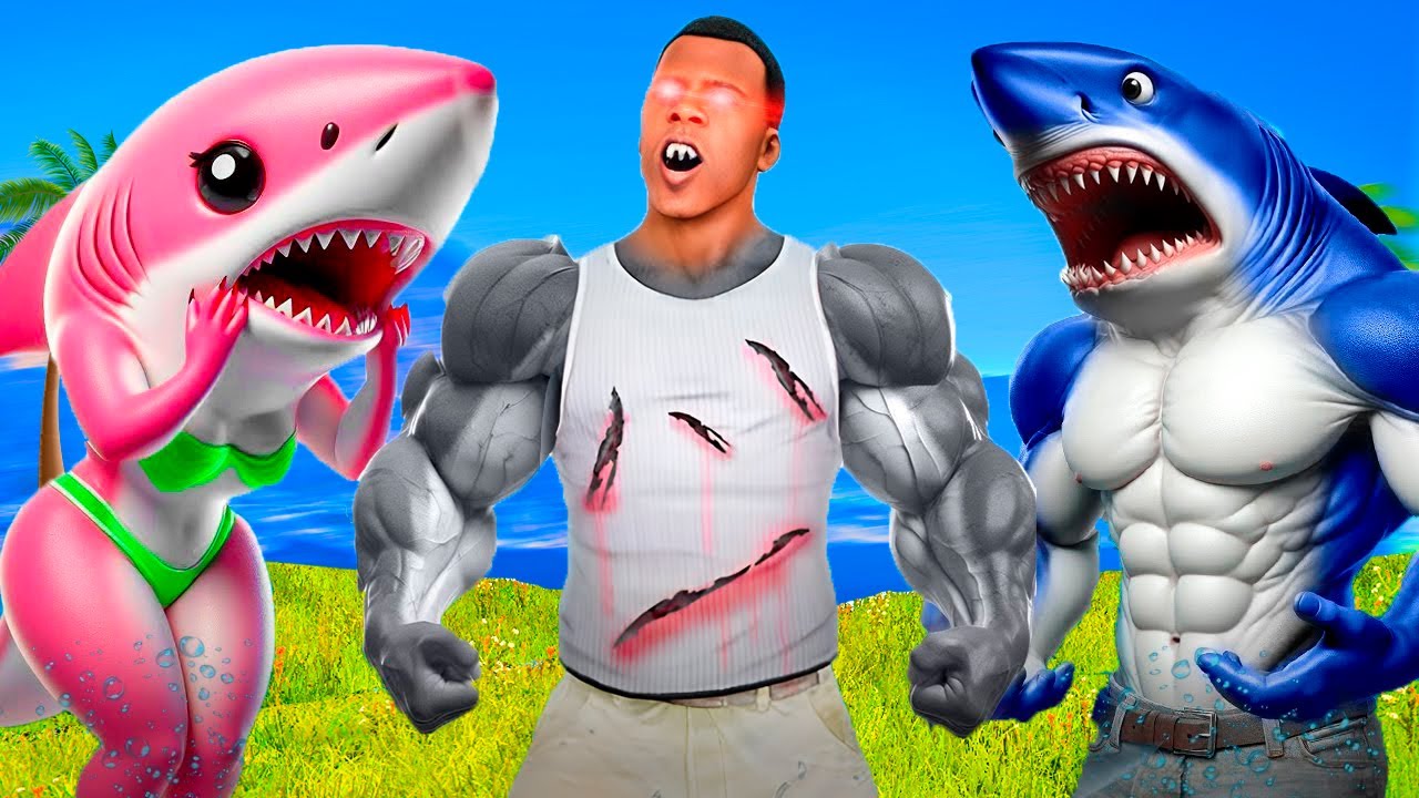 ФРАНКЛИНДЫ АКУЛА ЛАР ОТБАСЫ АСЫРАП АЛДЫ (GTA V)