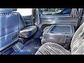 Сиденья трансформеры Toyota Hiace Regius, крутятся, вертятся и складываются на Тойота Хайс Региус.