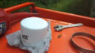 Offical Tools needed for oil change Kubota Tractor - 2015-07-31