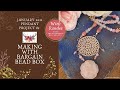 Making a Beaded Rose Quartz Necklace with January 2021 Bargain Bead Box and Thunderhorse Descendant