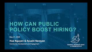 How Can Public Policy Boost Hiring?