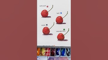 Shadow colors in watercolor #watercolorpainting #watercolortutorial #watercolor