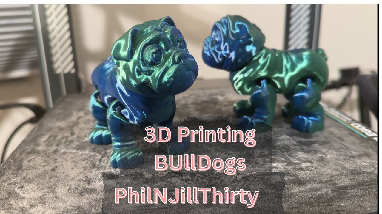 3D Printing Adorable Bulldogs! 🐾 | Elegoo Neptune 4 Process | Tri Dimension Prints