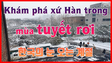 Khám phá xứ Hàn trong mùa tuyết rơi 한국의 눈오는 계절