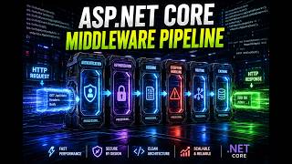 ASP.NET Core Middleware Pipeline Mastery | Complete Request Flow Explained #dotnetcore