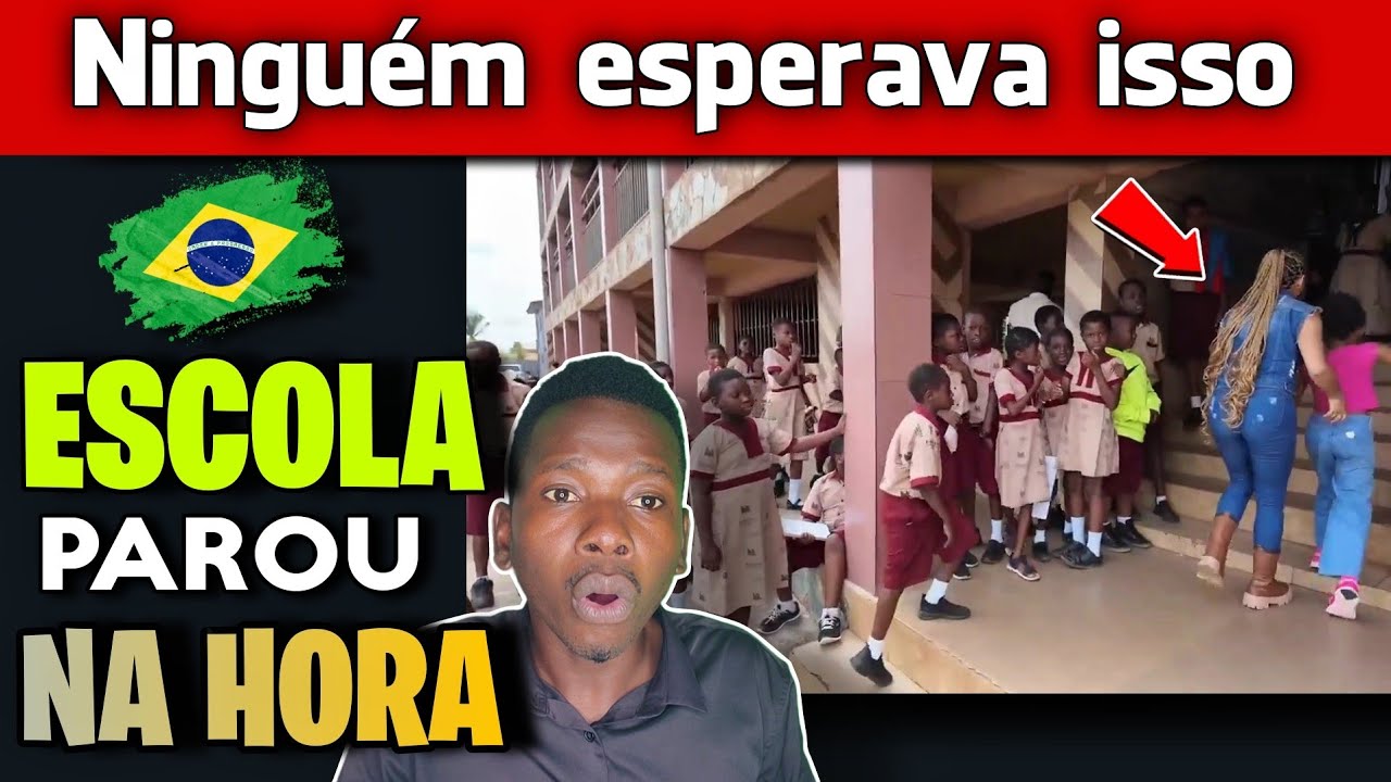 Família Brasileira vira celebridade ao pisar em Escola na África