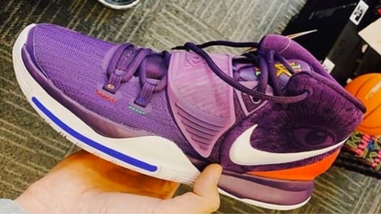 Kyrie 6 purple on feet Outlet