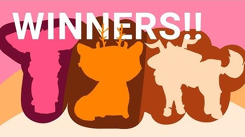 Contest winners!! finally..