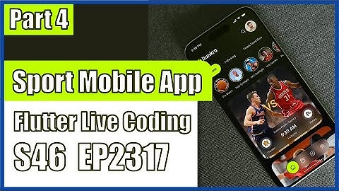 [Flutter] Flutter Live Coding EP2317 (Sport Mobile App UI Part 4)