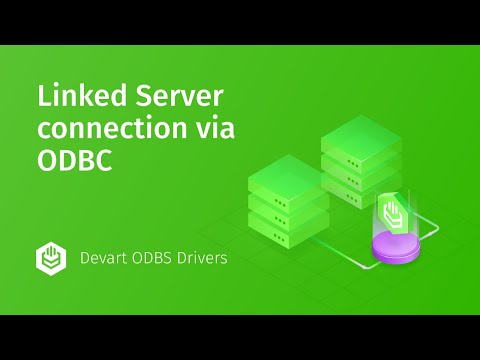 Create a SQL Linked Server in SQL Server Management Studio and connect to data source via ODBC