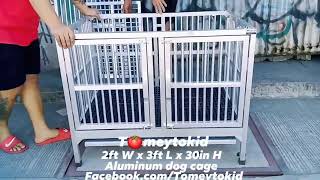 collapsable dog cage made in the philippines