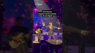 Carlos Bremer organiza concierto privado de Luis Miguel por aniversario