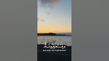 قرآن كريم /( أفلا يتوبون إلى الله ) #قران_كريم