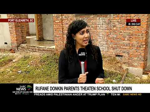 Rufane Donkin parents threaten school shut down