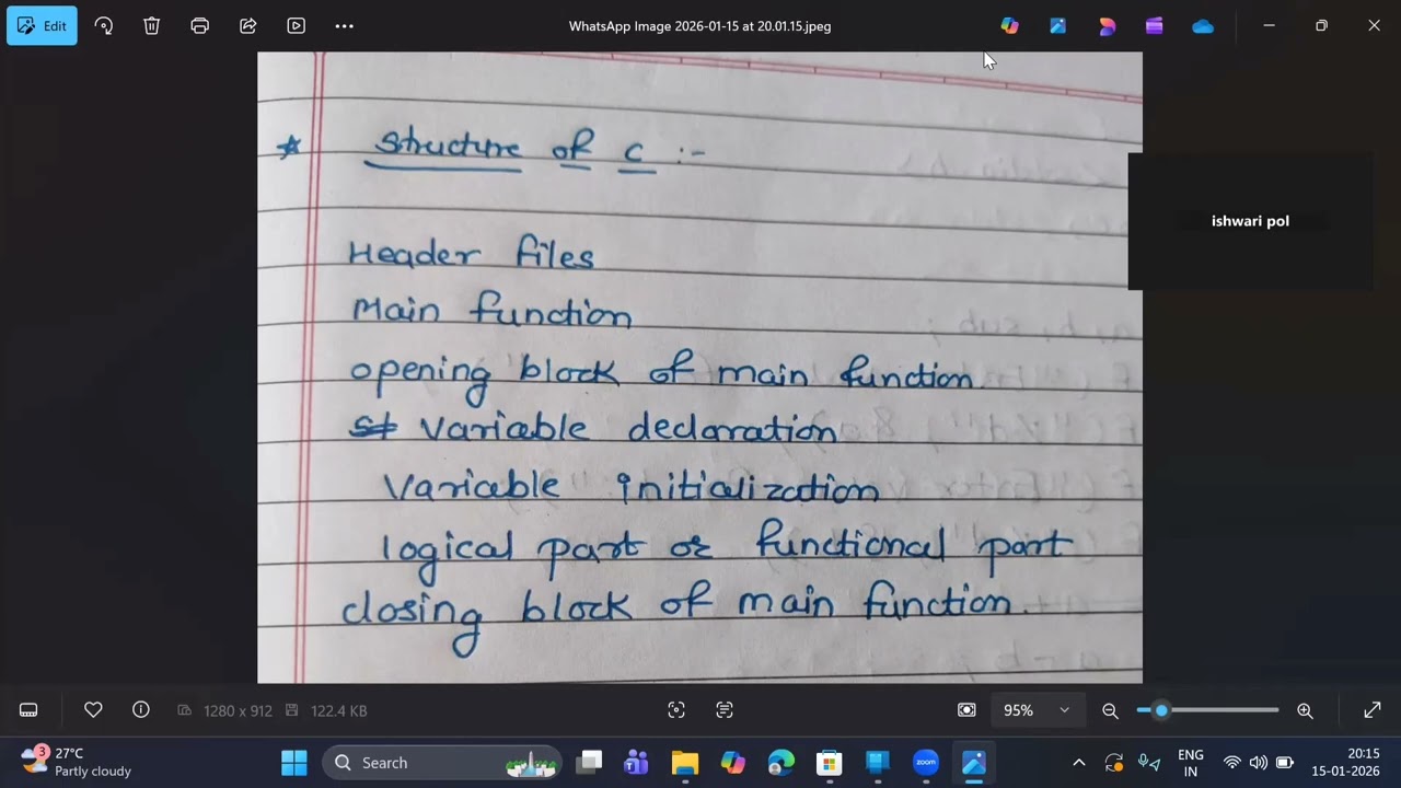 Let's learn syntax of c programming 