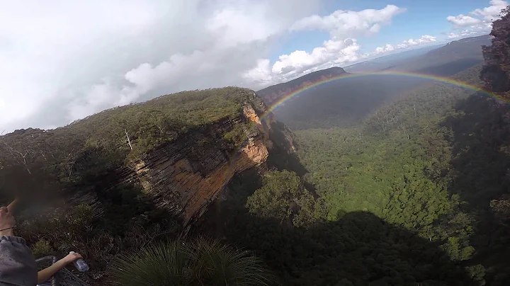 Blue mountains perfect rainbow