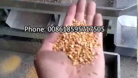 Peanut Chopper Machine|Peanut Particles Cutting Machine Youtube Video