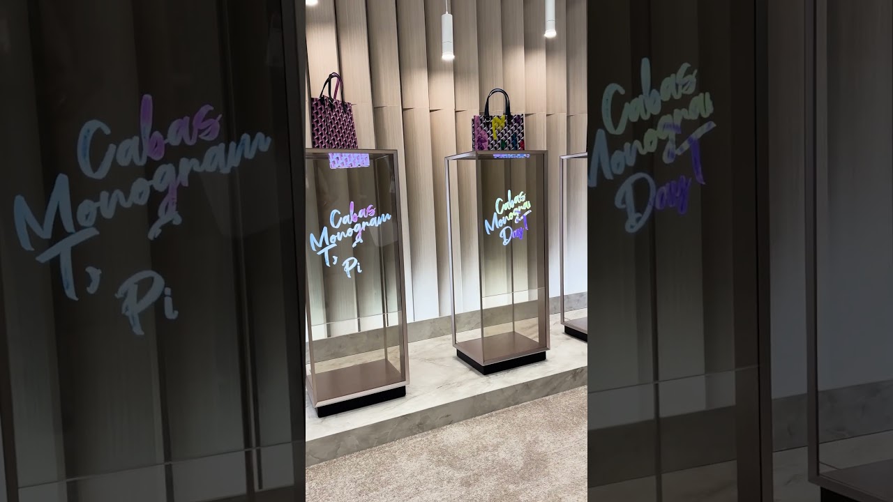 LG Demos Transparent Store Displays #shorts