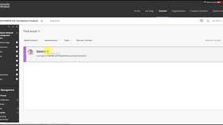 Troubleshooting a blackboard test
