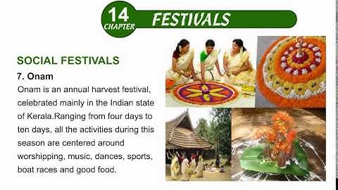 Environmental Studies Class 4 Chapter 14, Festivals, Part 02