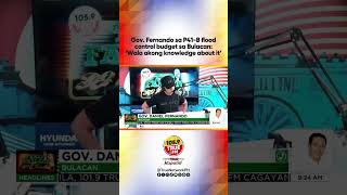 Gov. Fernando sa P41-B flood control budget sa Bulacan: ‘Wala akong knowledge about it’