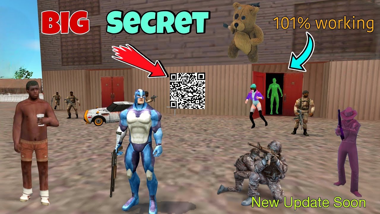 Big Secret In Rope Hero Vice Town | New Update | 100%working trick | Black Spider 2.0 |Hindi /Urdu|