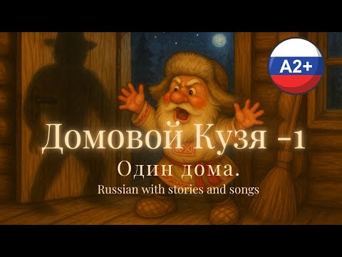 Домовой Кузя / Kuzya the House Spirit – A Russian Cartoon Story with Songs 🎵 | A2+ Learners