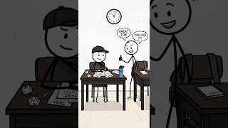 POV: The Projector Stops During Your Presentation 😭 | Stickman Animation #youtubeshorts #animation