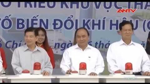 Dự án chống ngập do triều | TP.HCM khởi công dự án chống ngập | ANTV