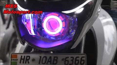 V980 Projector Headlight TVS Apache RTR 180 by Mxsmotosport