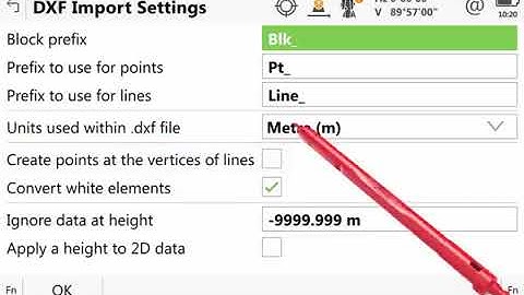Leica CS20- DXF files 1st Importing method