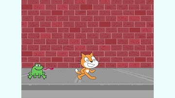 Leap over the frog game (made in Scratch)