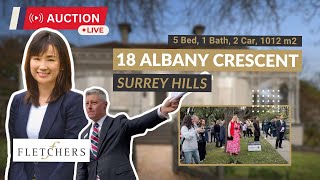 Live Auction @ 18 Albany Crescent, Surrey Hills