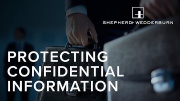 Identifying and defining your confidential information