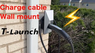 T-Launch product review:  Door liners and charge cable wall mount! #T-Launch #Teslaunch