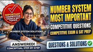 Number System Important Questions Competitive Exam Tricks & Concepts #math #learnmath #youtube