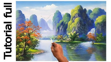 Dạy vẽ tranh sơn thủy hữu tình / Trung tâm Mỹ Thuật Việt