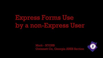 Non Express use of ICS Forms