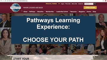 Toastmasters Pathways: Choose Your Path