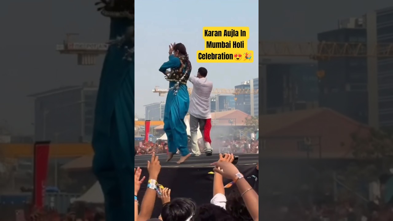 Karan Aujla Live in Mumbai Holi 2026 🔥 Biggest Holi Festival Ever | Full Power Performance 💥