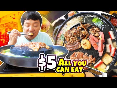 Video CHEAPEST BUFFET in Singapore | $5 All You Can Eat! - youtube