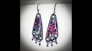 Romantic boho earrings