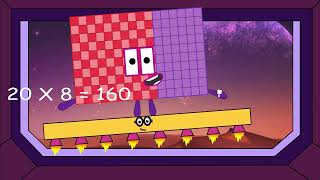 Numberblocks 20 Times Table from 1-10 | Multiplication | Numberblocks Animations