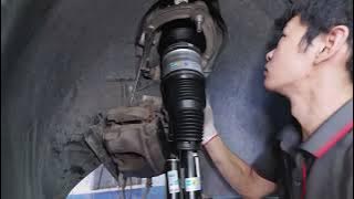 Mercedes GL500 Air Suspension Replacement!