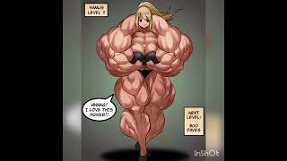 Samus muscle growth comic