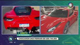 UNA FERRARI CHOCÓ EN CÓRDOBA