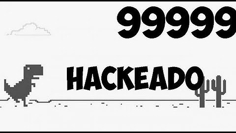 ¡HACKEANDO EL DINOSAURIO DE GOOGLE!(pasos en la descripcion)