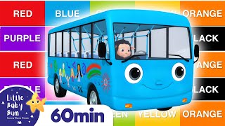 learn colors shapes vehicles more nursery rhymes and kids songs little baby bum