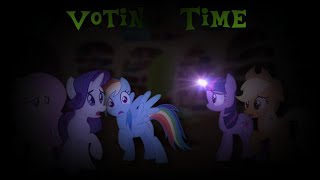 Voting Time But Applejack, Twilight, Rarity, Rainbow Dash And Fluttershy Sing It